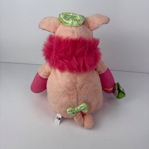 Vintage Manhattan Toy Tiptoes Touché Madge Pig Plush Zebra Socks 14” - Picture 5 of 8